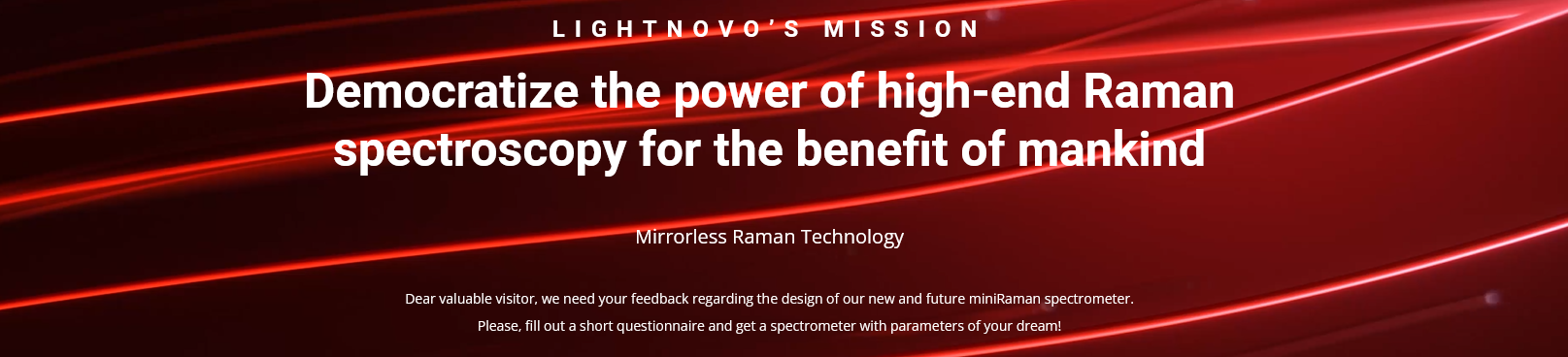 世界最小クラス超小型ラマン測定器